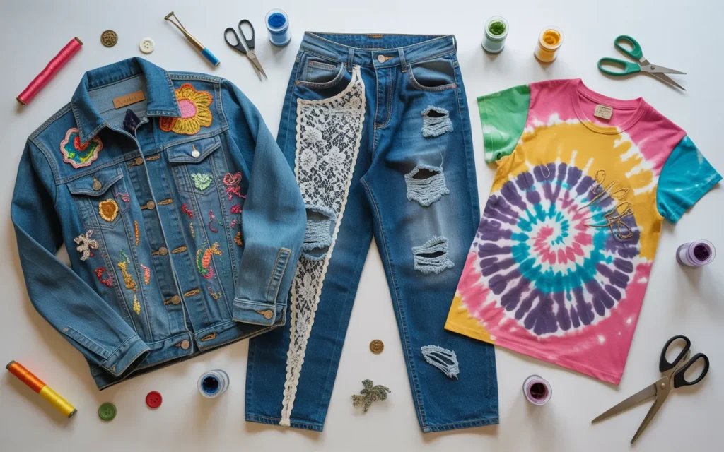 DIY upcycled fashion